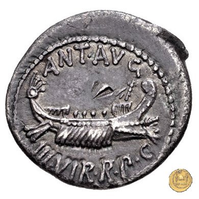 544/32 - denario LEG. XVII (legionis septimae decimae) 32-31 BC (Itinerante con M. Antonius)