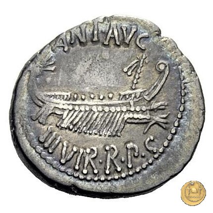 544/32 - denario LEG. XVII (legionis septimae decimae) 32-31 BC (Itinerante con M. Antonius)