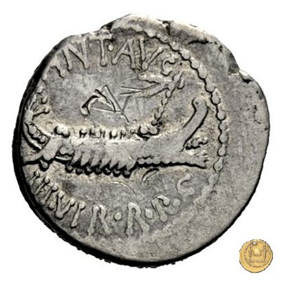 544/33 - denario LEG. XVIII (legionis octavae decimae) 32-31 BC (Itinerante con M. Antonius)