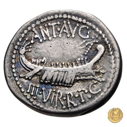 544/35 - denario LEG. XIX (legionis nonae decimae) 32-31 BC (Itinerante con M. Antonius)