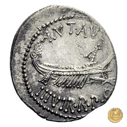 544/35 - denario LEG. XIX (legionis nonae decimae) 32-31 BC (Itinerante con M. Antonius)