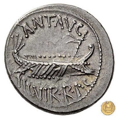 544/35 - denario LEG. XIX (legionis nonae decimae) 32-31 BC (Itinerante con M. Antonius)