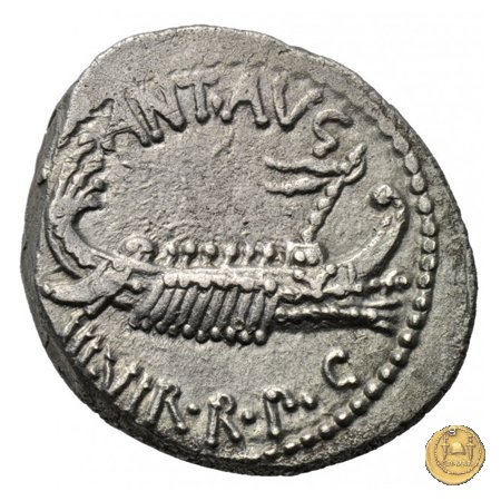 544/35 - denario LEG. XIX (legionis nonae decimae) 32-31 BC (Itinerante con M. Antonius)