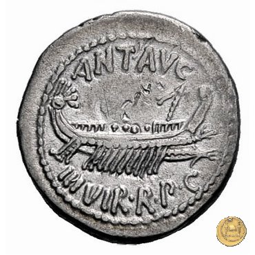 544/38 - denario LEG. XXII (legionis vigesimae secundae) 32-31 BC (Itinerante con M. Antonius)