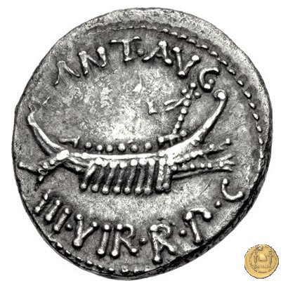 544/39 - denario LEG. XXIII (legionis vigesimae tertiae) 32-31 BC (Itinerante con M. Antonius)