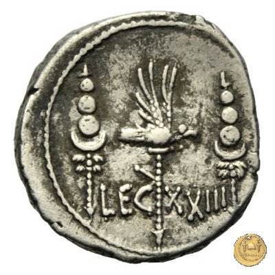 544/39 - denario LEG. XXIII (legionis vigesimae tertiae) 32-31 BC (Itinerante con M. Antonius)