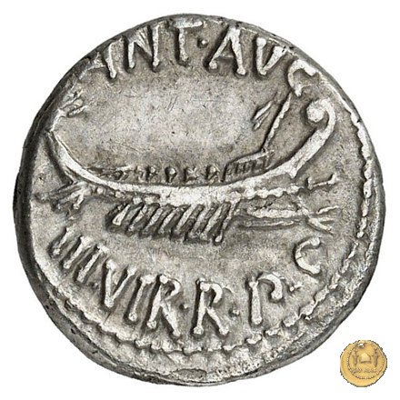 544/39 - denario LEG. XXIII (legionis vigesimae tertiae) 32-31 BC (Itinerante con M. Antonius)