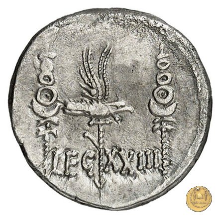 544/39 - denario LEG. XXIII (legionis vigesimae tertiae) 32-31 BC (Itinerante con M. Antonius)