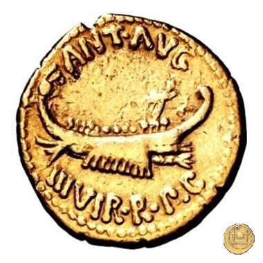 544/3 - aureo LEG VI 32-31 BC (Itinerante con M. Antonius)