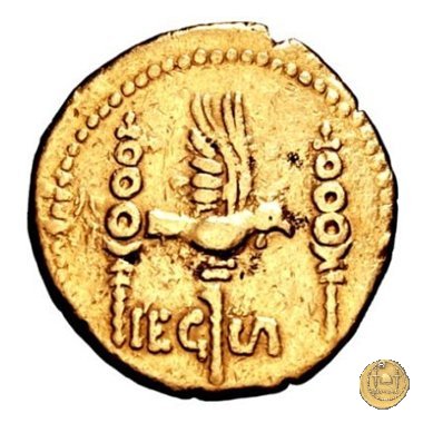 544/3 - aureo LEG VI 32-31 BC (Itinerante con M. Antonius)