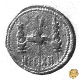 544/4 - aureo LEG XII 32-31 BC (Itinerante con M. Antonius)