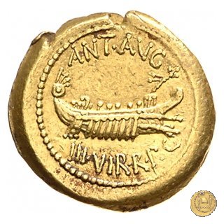 544/6 - aureo LEG XIV 32-31 BC (Itinerante con M. Antonius)