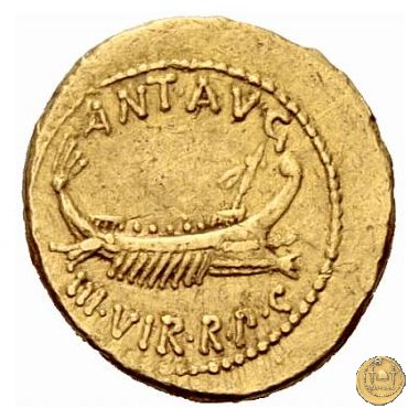 544/7 - aureo LEG XIX 32-31 BC (Itinerante con M. Antonius)