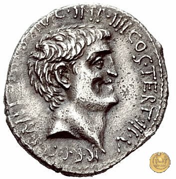 545/1 - denario M. Antonius / D. Turullius 31 BC (Itinerante con M. Antonius)