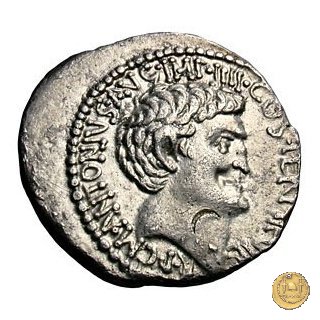 545/2 - denario M. Antonius 31 BC (Itinerante con M. Antonius)