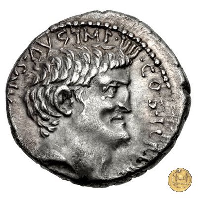 545/2 - denario M. Antonius 31 BC (Itinerante con M. Antonius)