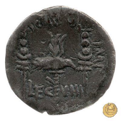 546/1 - denario M. Antonius / L. Pinarius Scarpus 31 BC (Cirenaica)