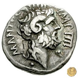 546/2 - denario M. Antonius / L. Pinarius Scarpus 31 BC (Cirenaica)