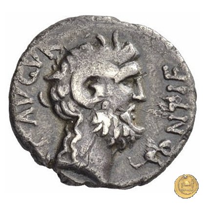 546/4 - denario C. Iulius Caesar Octavianus 31 a.C. (Cirenaica)