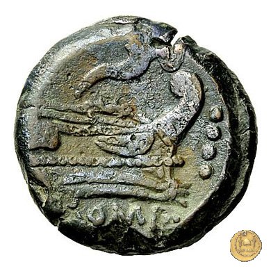 58/5a - triente (cornucopia a sinistra) 206-195 BC (Roma)