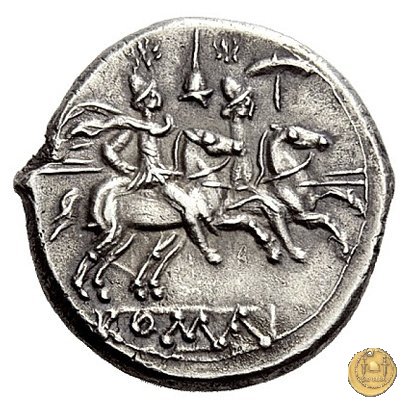 59/1 - apex e martello (apex and hammer) 211-208 BC (Italia Centrale)