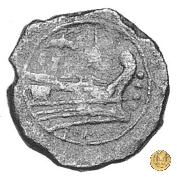 59/4 - triente 211-208 BC (Italia Centrale)