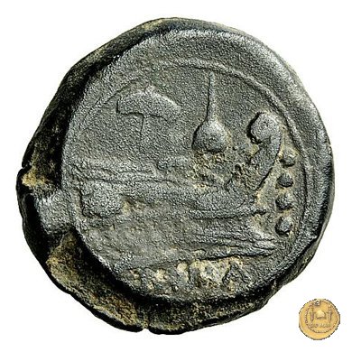 59/4 - triente 211-208 BC (Italia Centrale)