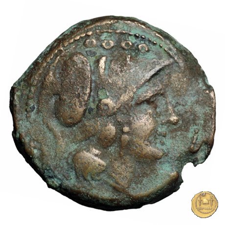 59/4 - triente 211-208 BC (Italia Centrale)