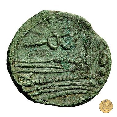 60/4 - triente 211-208 BC (Italia Centrale)