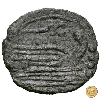 60/4 - triente 211-208 BC (Italia Centrale)