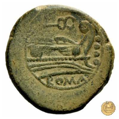 60/4 - triente 211-208 BC (Italia Centrale)