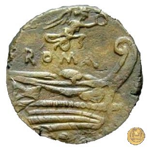 61/4 - triente 211-208 BC (Italia Centrale)