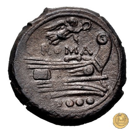 61/4 - triente 211-208 BC (Italia Centrale)