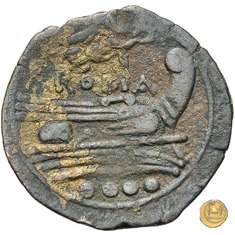 61/4 - triente 211-208 BC (Italia Centrale)