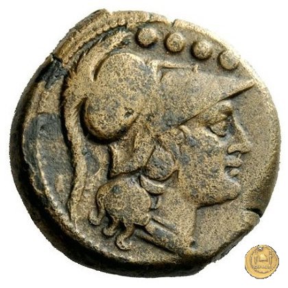 61/4 - triente 211-208 BC (Italia Centrale)