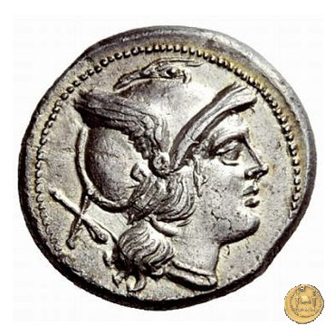 62/1 - rostro di nave (rostrum tridens) 211-208 BC (Italia Centrale)