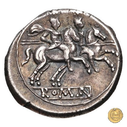 62/1 - rostro di nave (rostrum tridens) 211-208 BC (Italia Centrale)