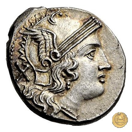 75/1 - denario C. Aelius 209-208 BC (Sicilia)