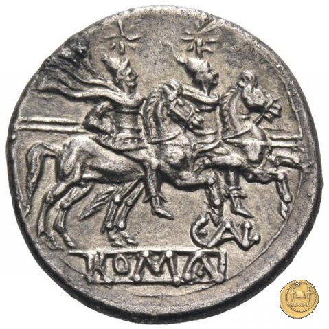 75/1 - denario C. Aelius 209-208 BC (Sicilia)