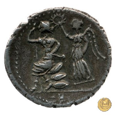 7a - Italia seduta e coronata 89 BC (Corfinium)