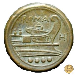 85/4 - triente 211-210 BC (Italia Sud Est)