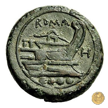 85/4 - triente 211-210 BC (Italia Sud Est)