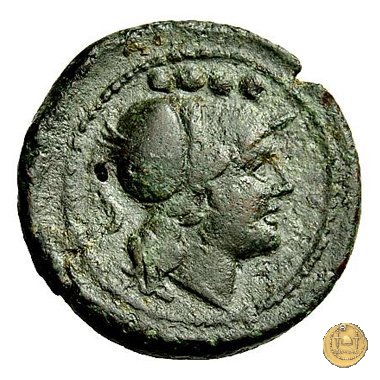 85/4 - triente 211-210 BC (Italia Sud Est)