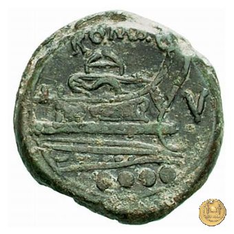 87/3 - triente 211-210 BC (Italia Sud Est)