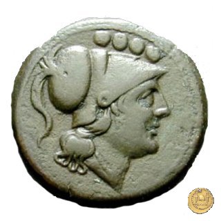 87/3 - triente 211-210 BC (Italia Sud Est)