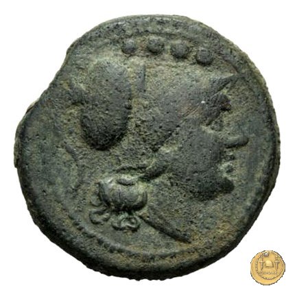 87/3 - triente 211-210 BC (Italia Sud Est)