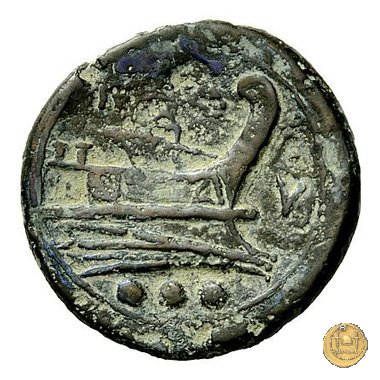 87/4 - quadrante 211-210 a.C. (Italia Sud Est)