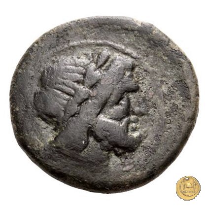 88/4 - semisse (punta di lancia davanti - tipo B) 209 BC (Italia Sud Est)