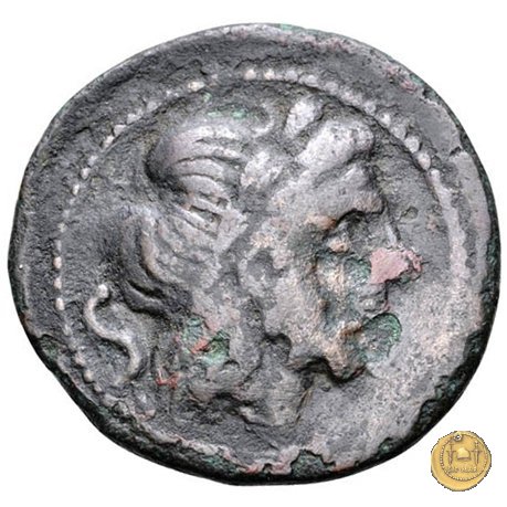 88/4 - semisse (punta di lancia davanti - tipo B) 209 BC (Italia Sud Est)