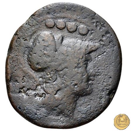 88/5 - triente (punta di lancia davanti - tipo A) 209 BC (Italia Sud Est)